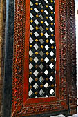 Ananda temple Bagan, Myanmar. Wooden doors of the entrance hall.